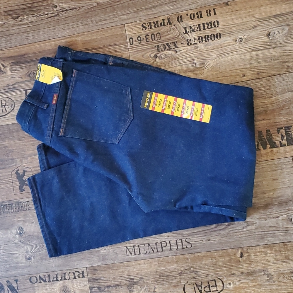 Rustler, regular fit, straight leg, jeans, size 38/32